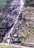 Wodospad na strumieniu Capra